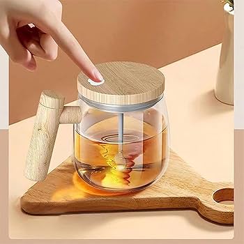 New Rechargeable Self-Stirring Coffee Mug, 400ml Electric Mixing Cup with Automatic Stirring Function